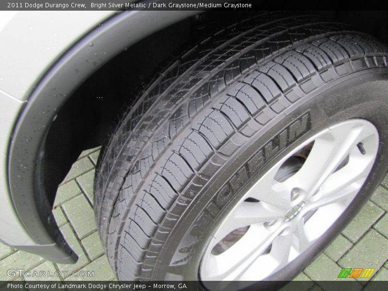 Bright Silver Metallic / Dark Graystone/Medium Graystone 2011 Dodge Durango Crew
