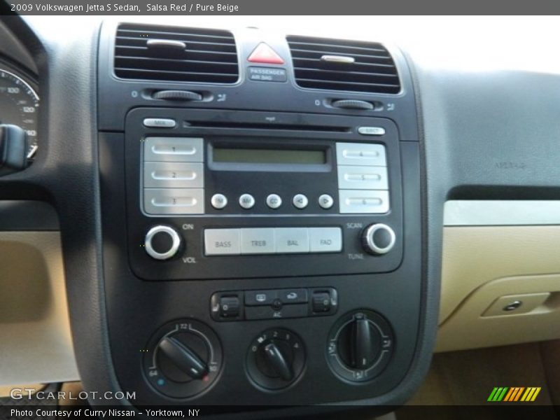 Salsa Red / Pure Beige 2009 Volkswagen Jetta S Sedan