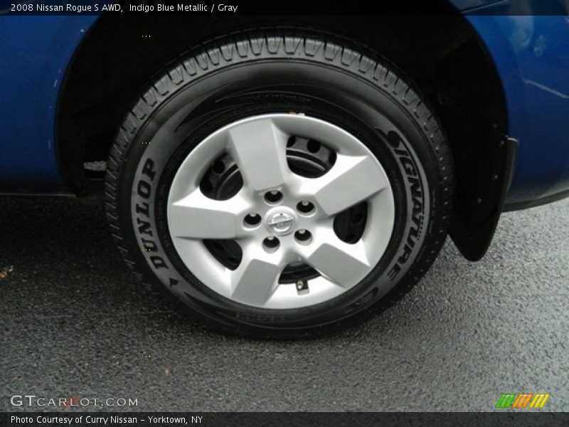 Indigo Blue Metallic / Gray 2008 Nissan Rogue S AWD