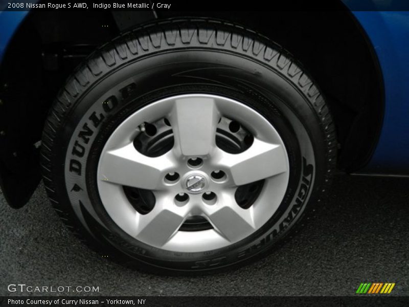 Indigo Blue Metallic / Gray 2008 Nissan Rogue S AWD