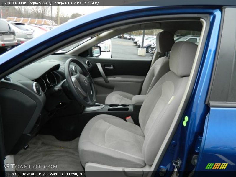 Indigo Blue Metallic / Gray 2008 Nissan Rogue S AWD