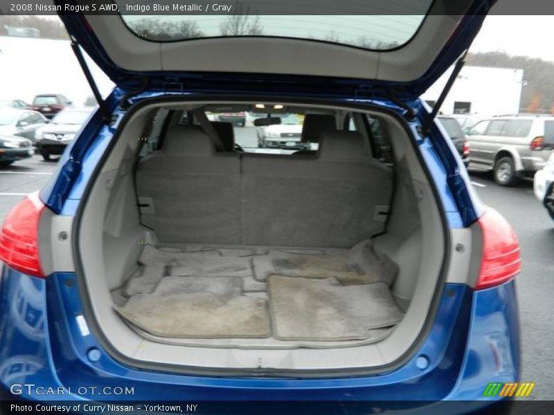 Indigo Blue Metallic / Gray 2008 Nissan Rogue S AWD