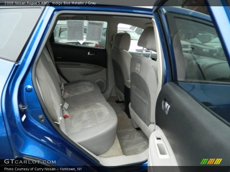Indigo Blue Metallic / Gray 2008 Nissan Rogue S AWD