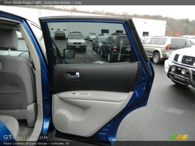 Indigo Blue Metallic / Gray 2008 Nissan Rogue S AWD