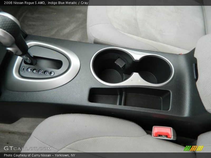 Indigo Blue Metallic / Gray 2008 Nissan Rogue S AWD