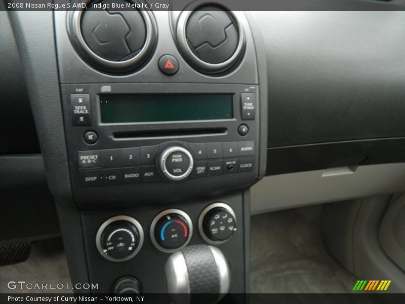 Indigo Blue Metallic / Gray 2008 Nissan Rogue S AWD