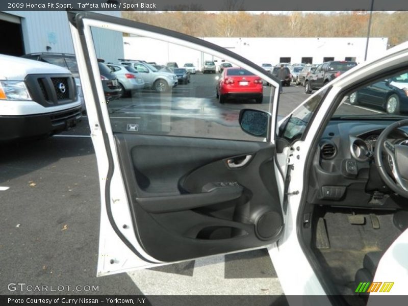 Taffeta White / Sport Black 2009 Honda Fit Sport