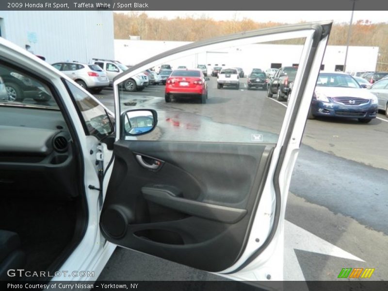 Taffeta White / Sport Black 2009 Honda Fit Sport