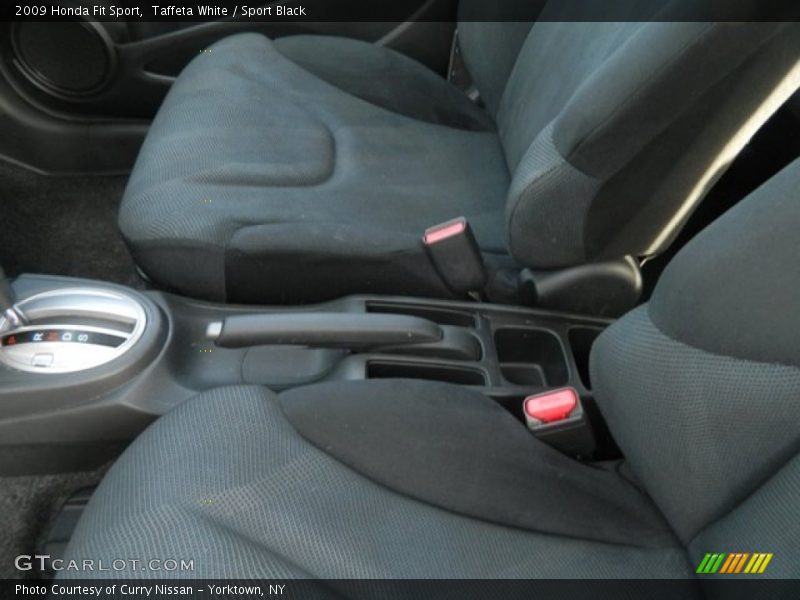 Taffeta White / Sport Black 2009 Honda Fit Sport
