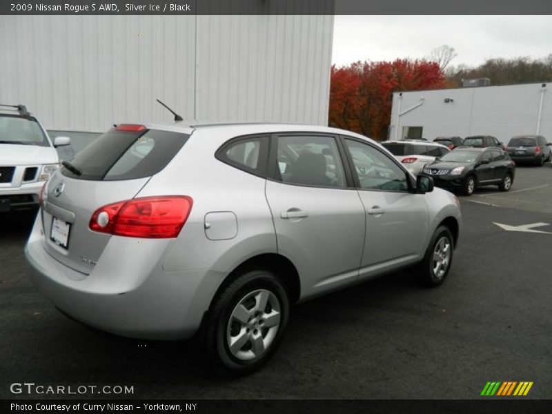 Silver Ice / Black 2009 Nissan Rogue S AWD