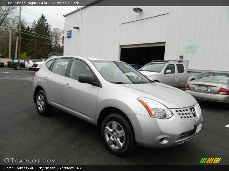 Silver Ice / Black 2009 Nissan Rogue S AWD