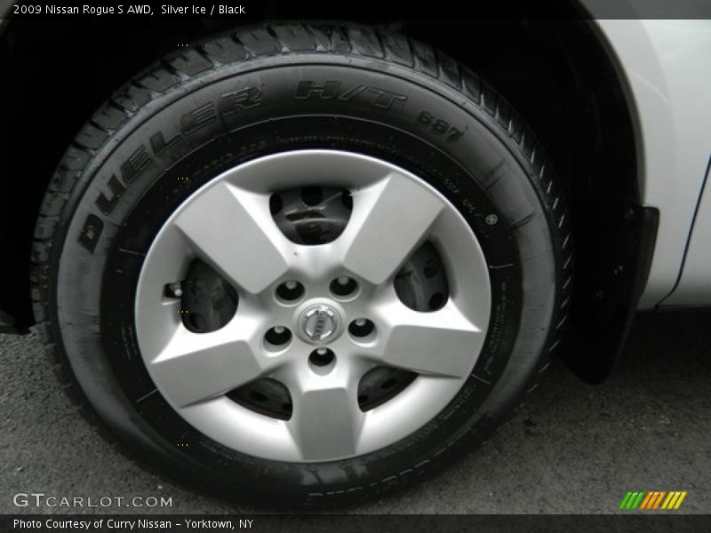 Silver Ice / Black 2009 Nissan Rogue S AWD