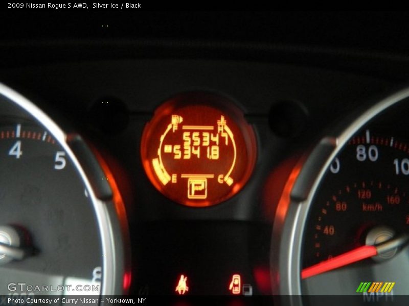 Silver Ice / Black 2009 Nissan Rogue S AWD