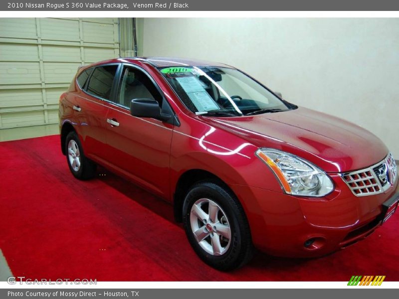 Venom Red / Black 2010 Nissan Rogue S 360 Value Package