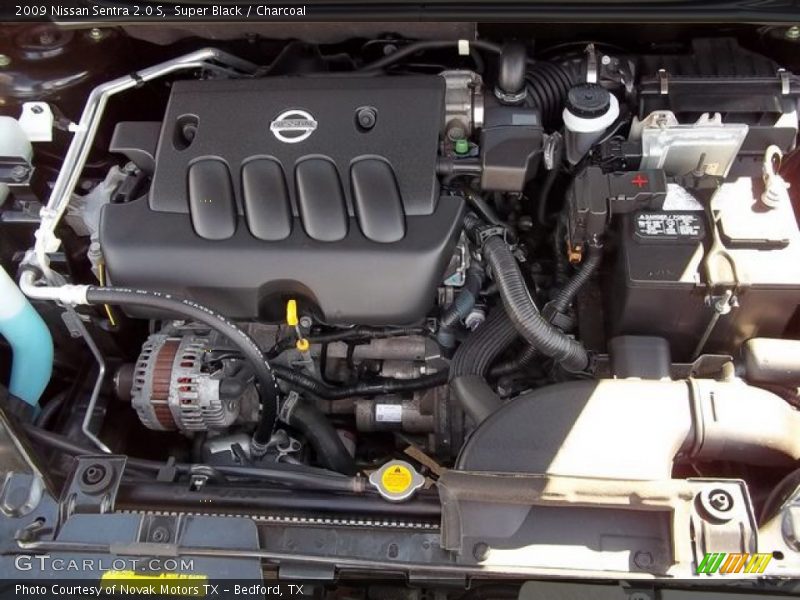 Super Black / Charcoal 2009 Nissan Sentra 2.0 S