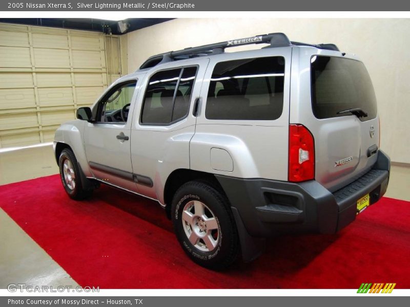 Silver Lightning Metallic / Steel/Graphite 2005 Nissan Xterra S
