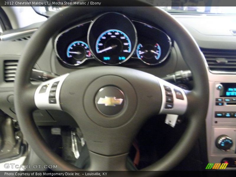 Mocha Steel Metallic / Ebony 2012 Chevrolet Malibu LT