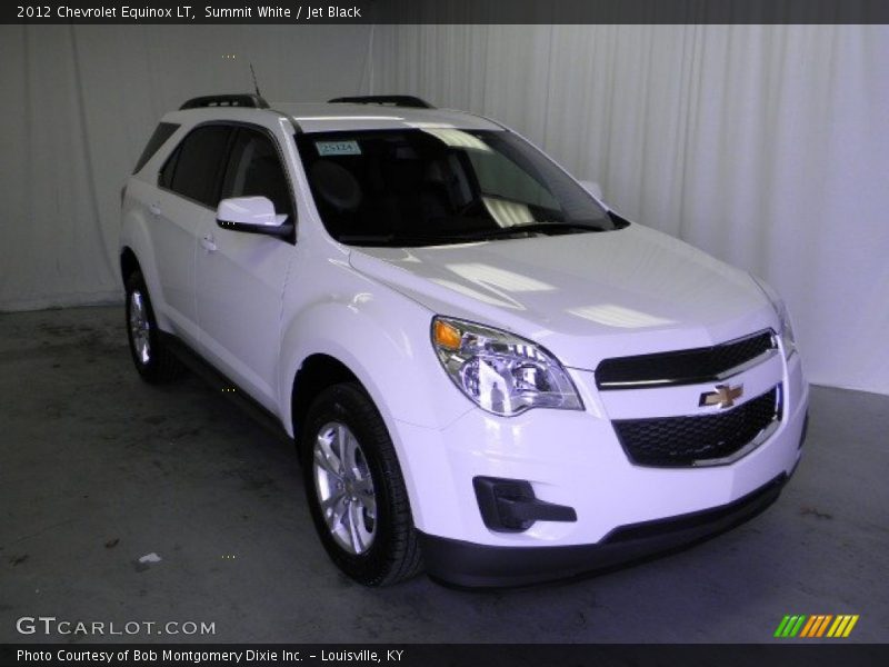 Summit White / Jet Black 2012 Chevrolet Equinox LT