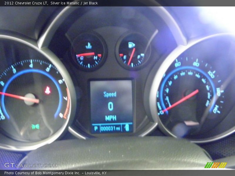 Silver Ice Metallic / Jet Black 2012 Chevrolet Cruze LT