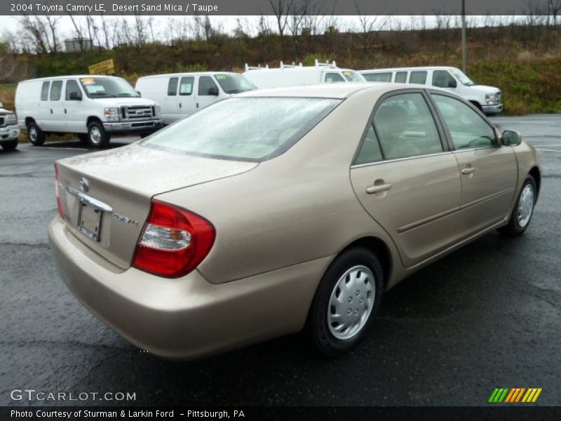 Desert Sand Mica / Taupe 2004 Toyota Camry LE