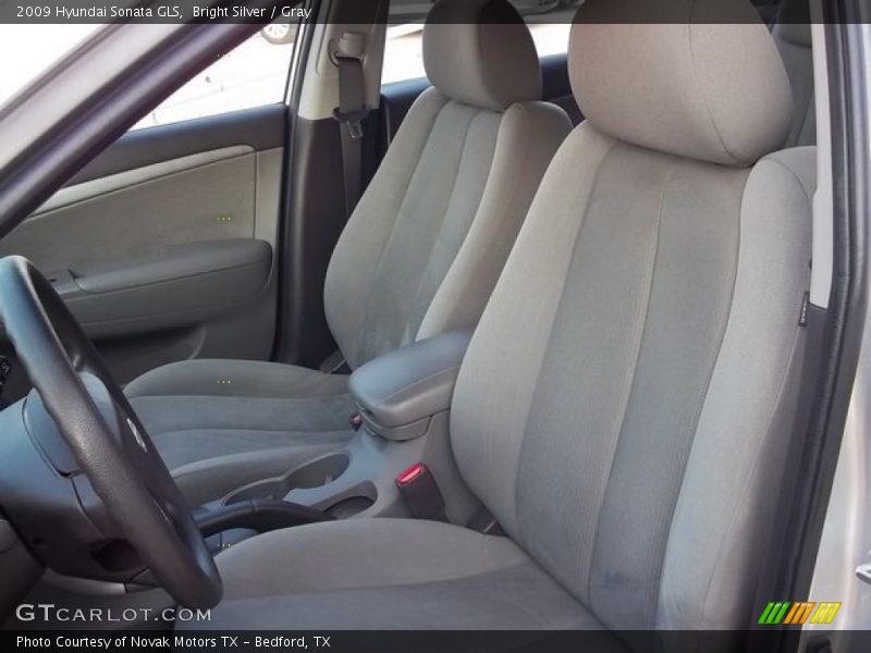 Bright Silver / Gray 2009 Hyundai Sonata GLS
