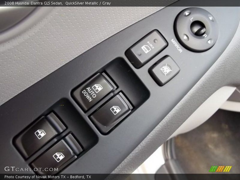 QuickSilver Metallic / Gray 2008 Hyundai Elantra GLS Sedan