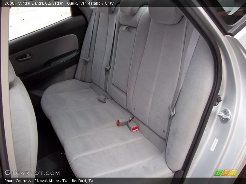 QuickSilver Metallic / Gray 2008 Hyundai Elantra GLS Sedan