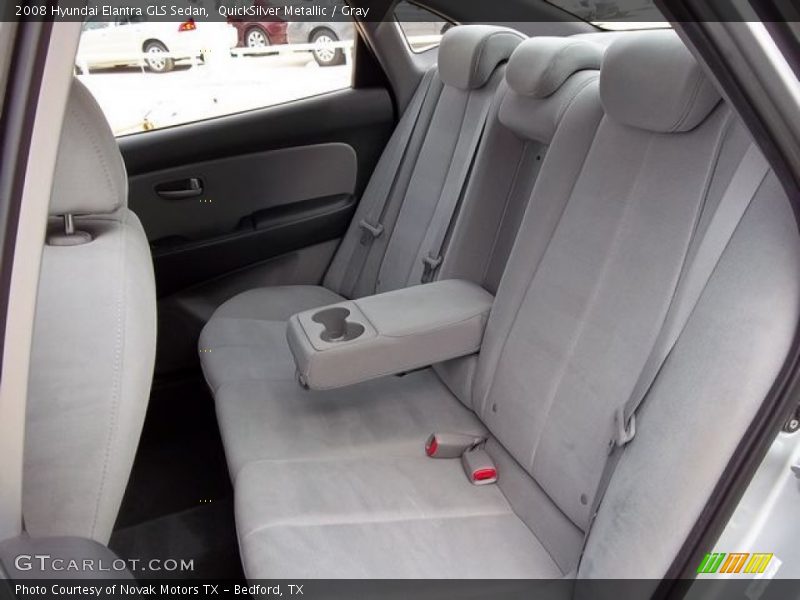 QuickSilver Metallic / Gray 2008 Hyundai Elantra GLS Sedan