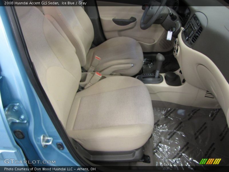 Ice Blue / Gray 2008 Hyundai Accent GLS Sedan