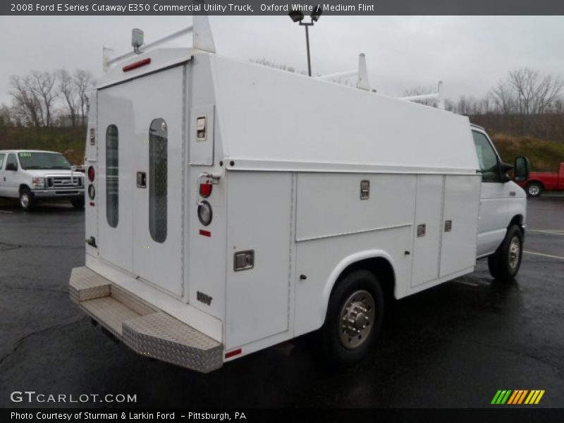 Oxford White / Medium Flint 2008 Ford E Series Cutaway E350 Commercial Utility Truck