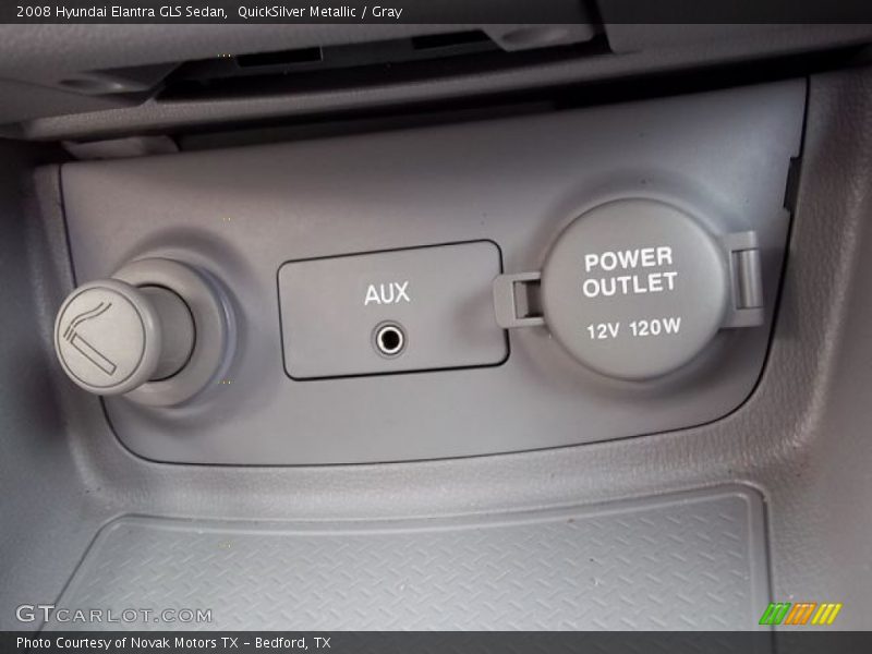 QuickSilver Metallic / Gray 2008 Hyundai Elantra GLS Sedan