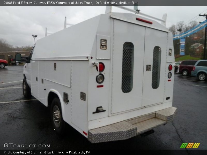 Oxford White / Medium Flint 2008 Ford E Series Cutaway E350 Commercial Utility Truck