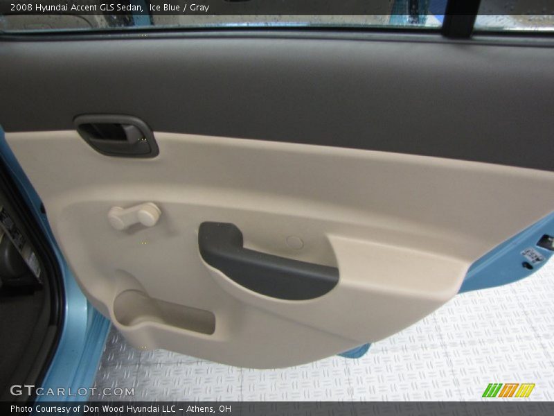 Ice Blue / Gray 2008 Hyundai Accent GLS Sedan