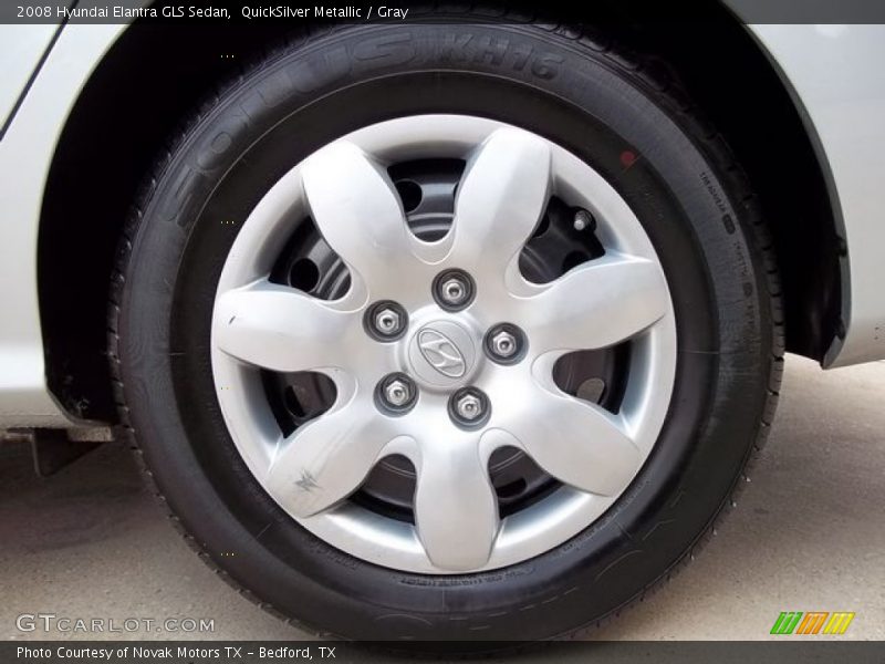 QuickSilver Metallic / Gray 2008 Hyundai Elantra GLS Sedan