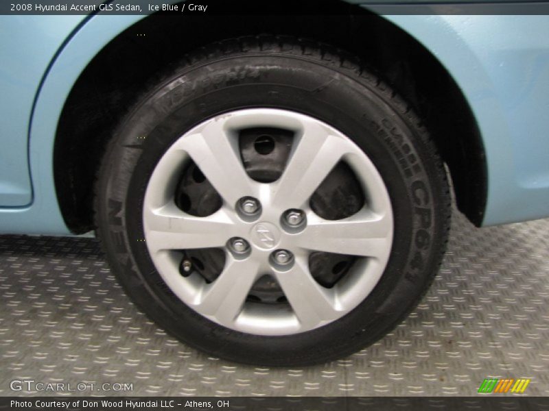 Ice Blue / Gray 2008 Hyundai Accent GLS Sedan