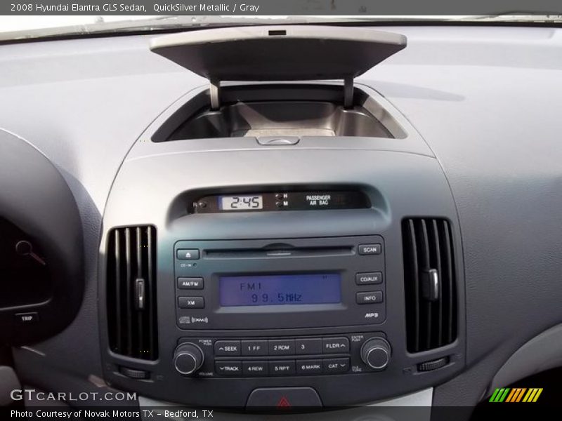 QuickSilver Metallic / Gray 2008 Hyundai Elantra GLS Sedan
