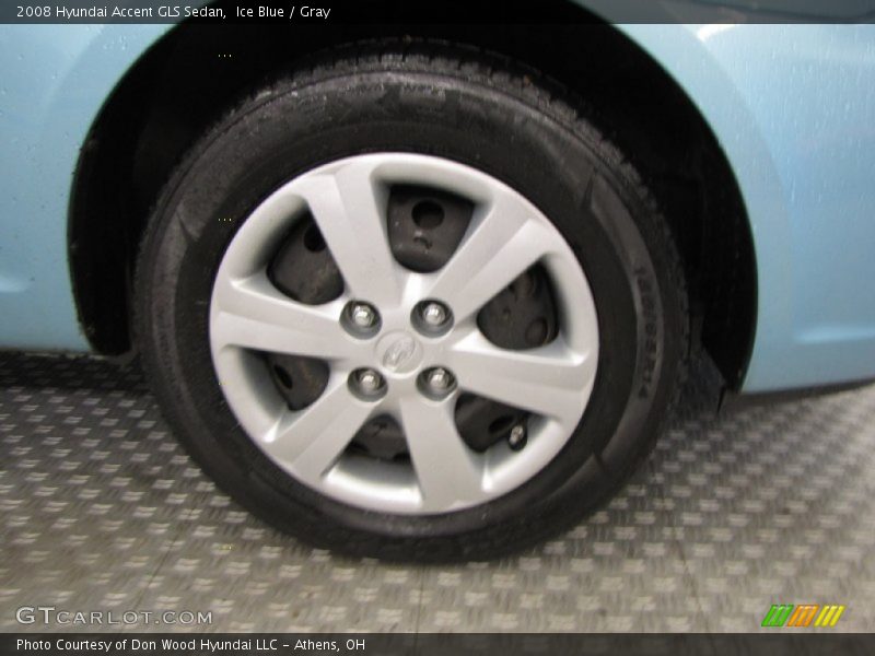 Ice Blue / Gray 2008 Hyundai Accent GLS Sedan