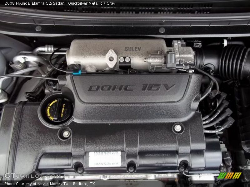 QuickSilver Metallic / Gray 2008 Hyundai Elantra GLS Sedan