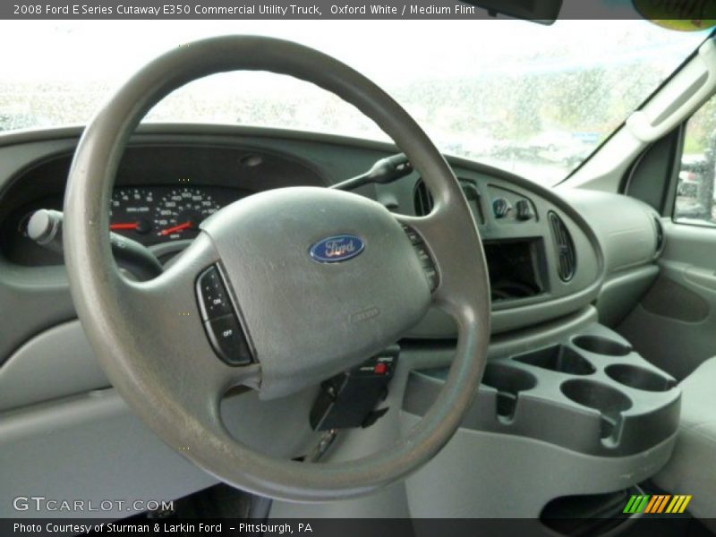  2008 E Series Cutaway E350 Commercial Utility Truck Steering Wheel