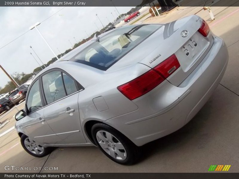 Bright Silver / Gray 2009 Hyundai Sonata GLS