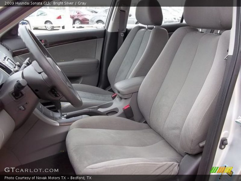 Bright Silver / Gray 2009 Hyundai Sonata GLS