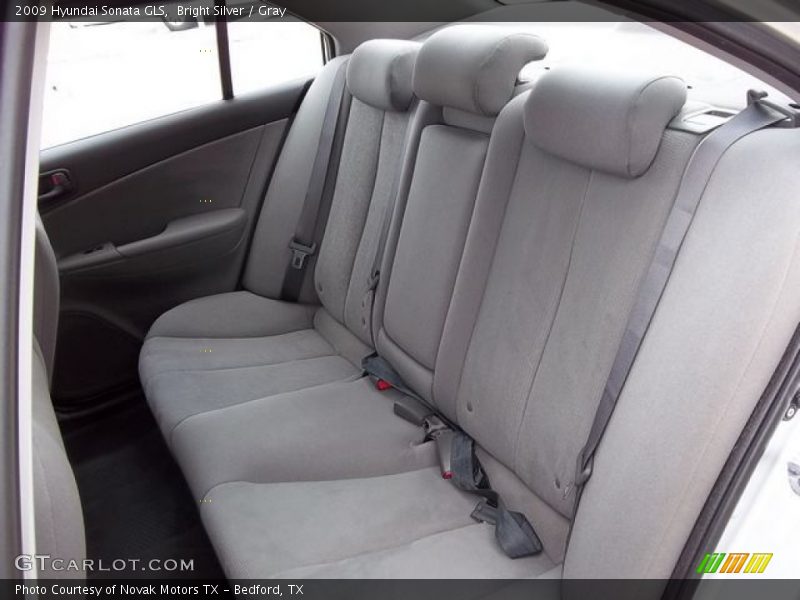 Bright Silver / Gray 2009 Hyundai Sonata GLS