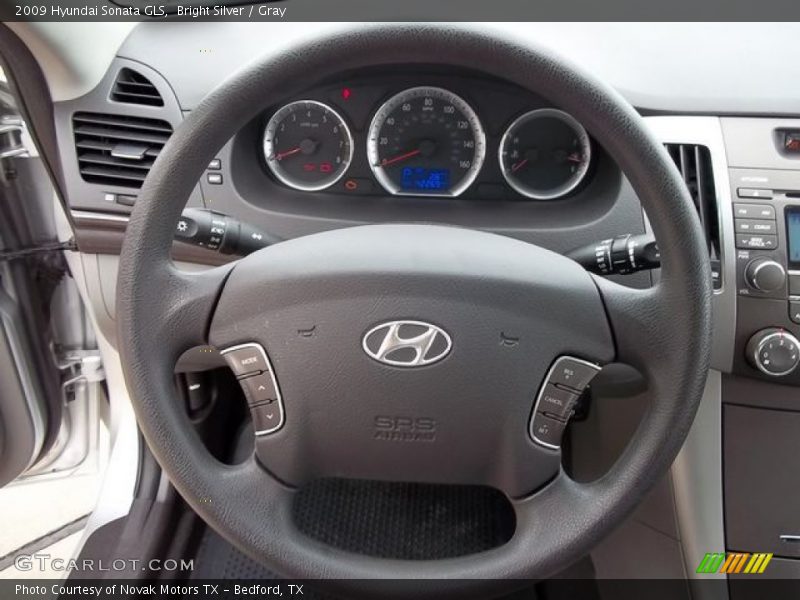 Bright Silver / Gray 2009 Hyundai Sonata GLS