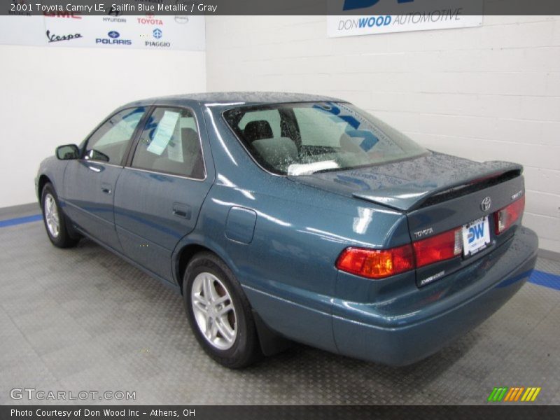 Sailfin Blue Metallic / Gray 2001 Toyota Camry LE