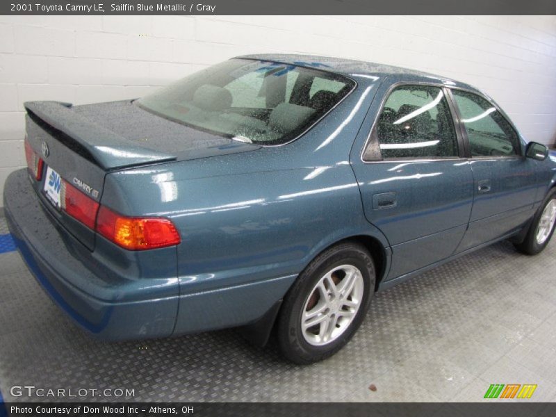 Sailfin Blue Metallic / Gray 2001 Toyota Camry LE