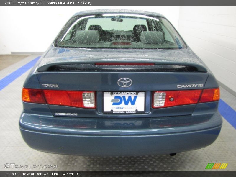 Sailfin Blue Metallic / Gray 2001 Toyota Camry LE