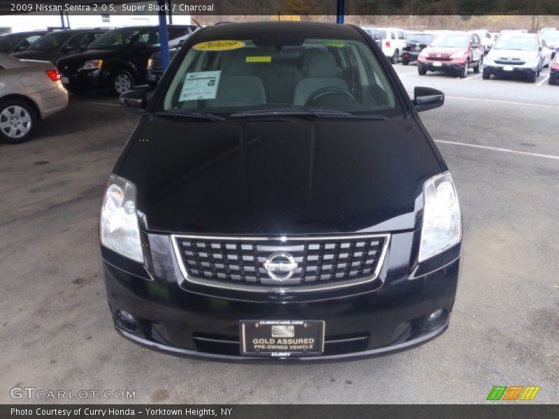 Super Black / Charcoal 2009 Nissan Sentra 2.0 S