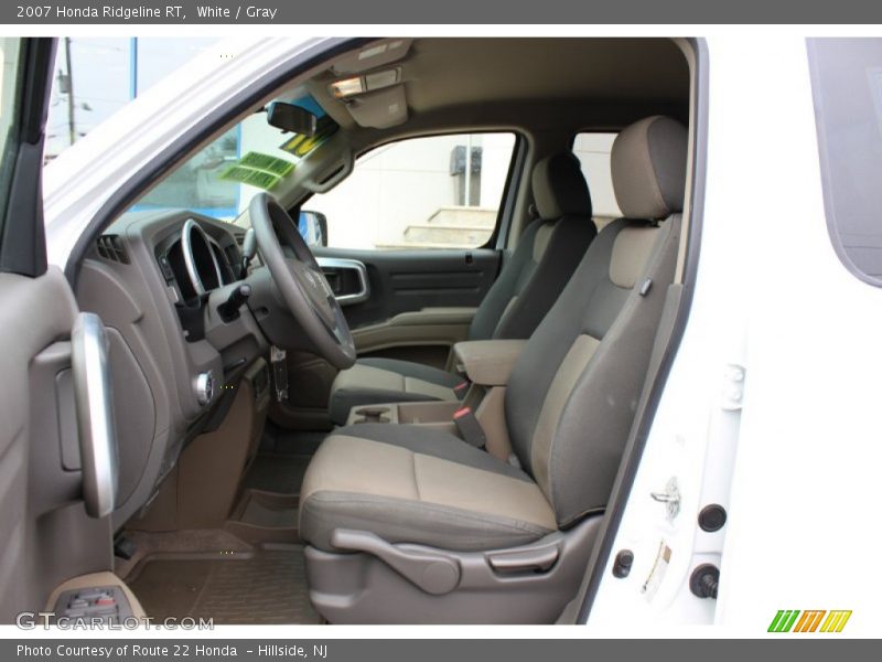 White / Gray 2007 Honda Ridgeline RT