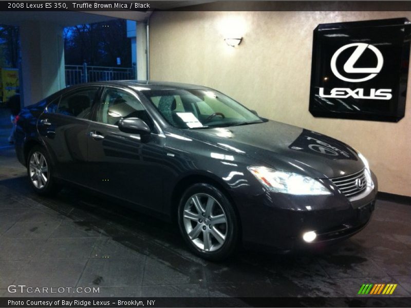 Truffle Brown Mica / Black 2008 Lexus ES 350