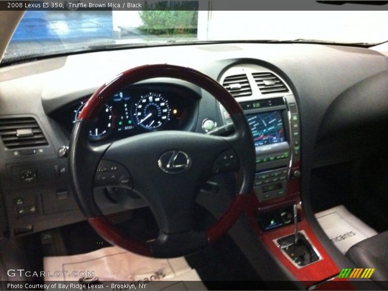 Truffle Brown Mica / Black 2008 Lexus ES 350